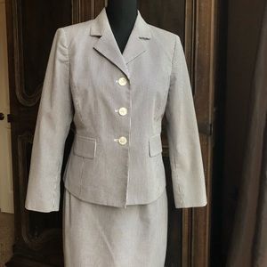 Kasper 2 piece pinstripes suit